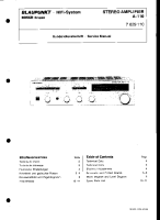 Blaupunkt A-110 - Service Manual